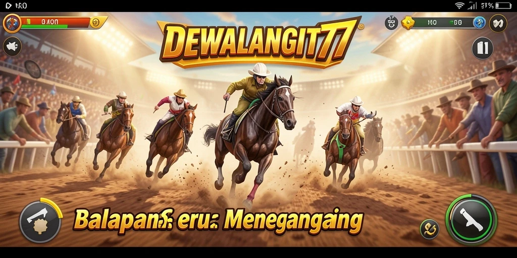 Gameplay seru DEWALANGIT77 dengan balapan yang menegangkan dan grafis memukau.