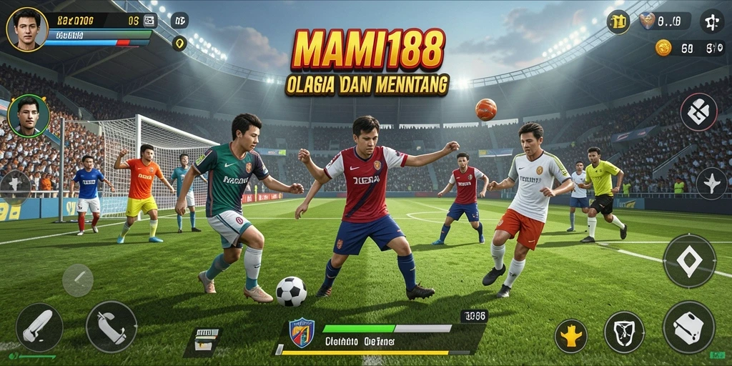 Tampilan gameplay menegangkan di MAMI188 dengan aksi olahraga yang seru.
