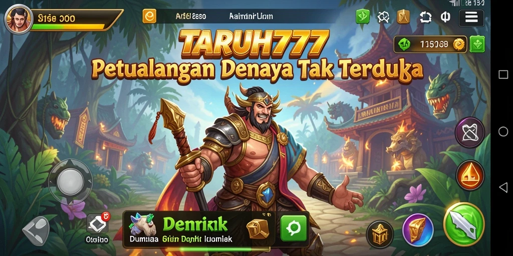Tampilan gameplay TARUH777 yang menegangkan dan menarik.